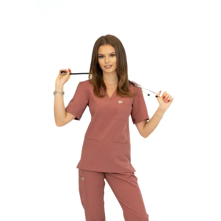 Bluzka medyczna SCRUBS MEDI TEDDY - NAVARETTE DUSTY IRIS